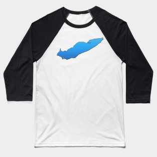 Lake Erie Great Lakes Outline Baseball T-Shirt